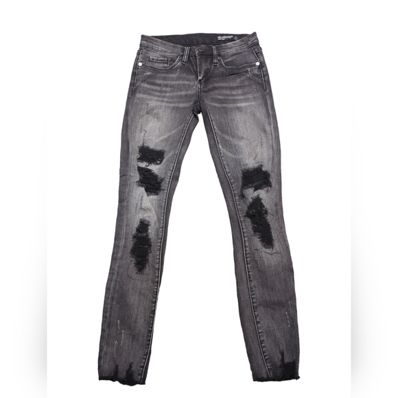 BlankNYC jeans size 24  Skinny Ankle Crop Jeans color black/ Gray - Picture 1 of 6